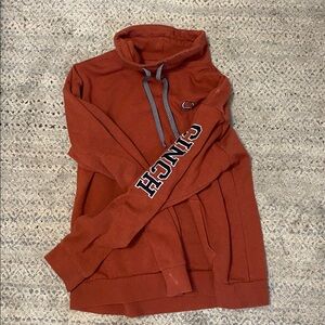 Cinch Brick Red Pullover with Logo